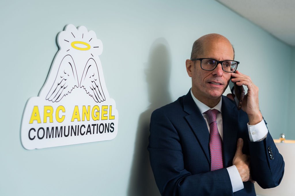 David D’Arcangelo in a strategic communications meeting.