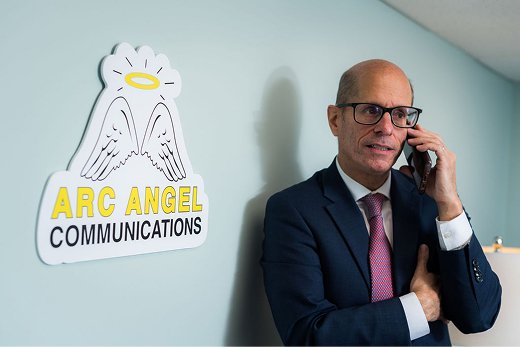 David D’Arcangelo speaking on the phone